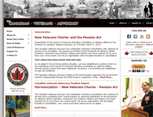 Tablet Screenshot of canadianveteransadvocacy.com